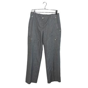 Sundance Catalog Women’s Gray Wool Cargo Trouser Pants Size 10 New